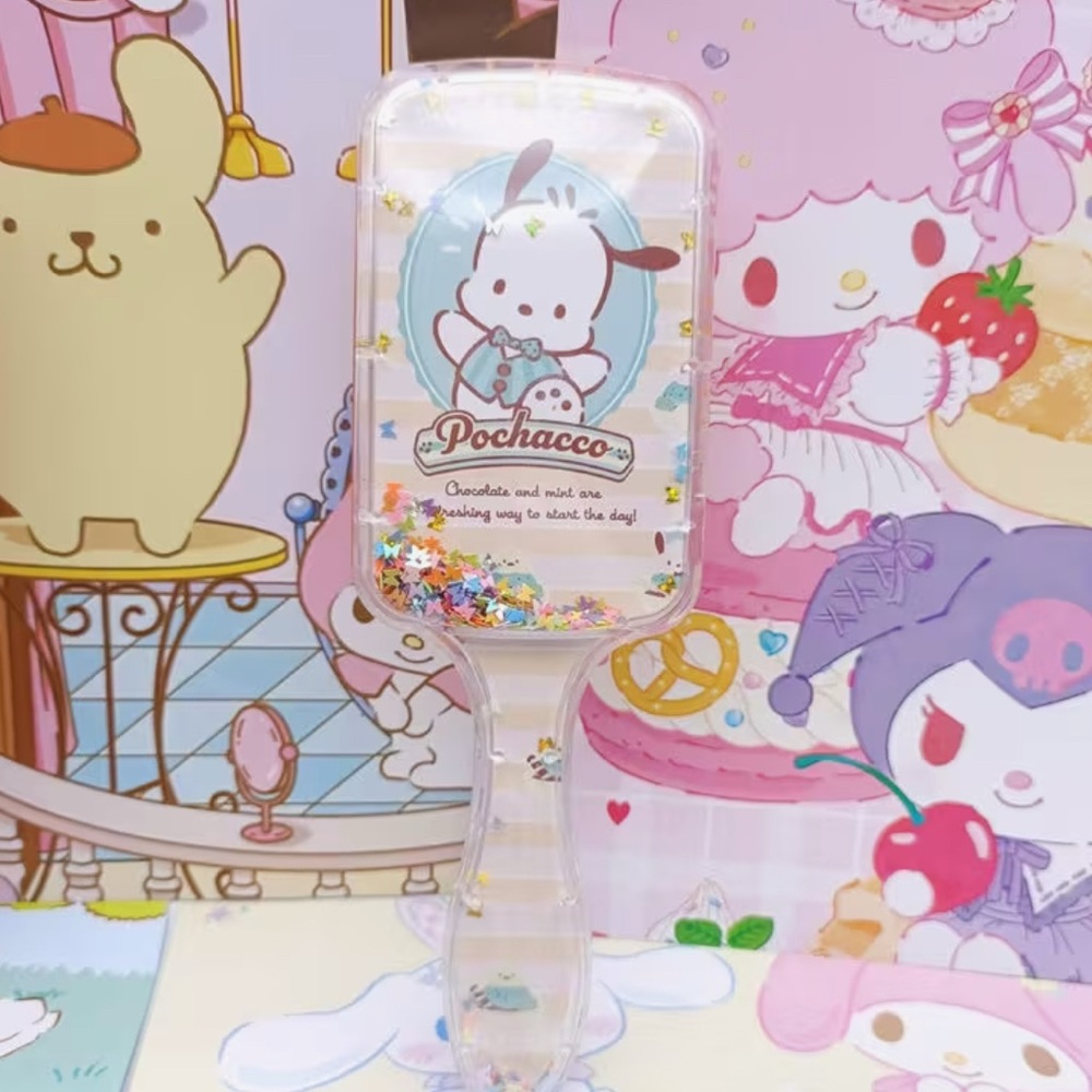 Hello Kitty Hair Brush with Cute Characters